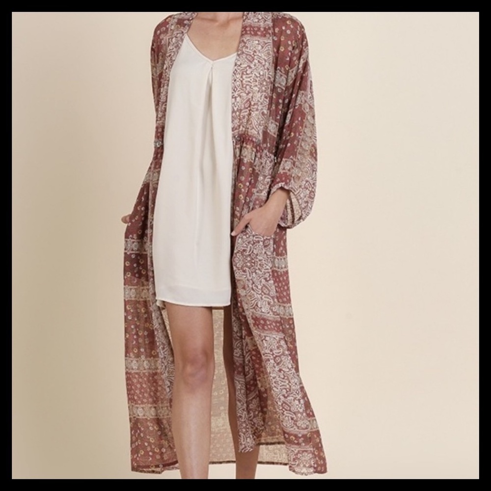 🌺Boho Chic Classy Hippie Umgee Kimono🌺
